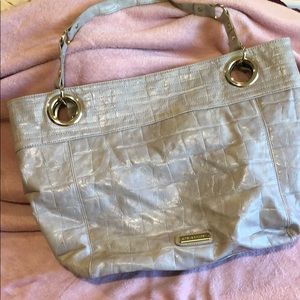 Large oversized Steve Madden grey tote